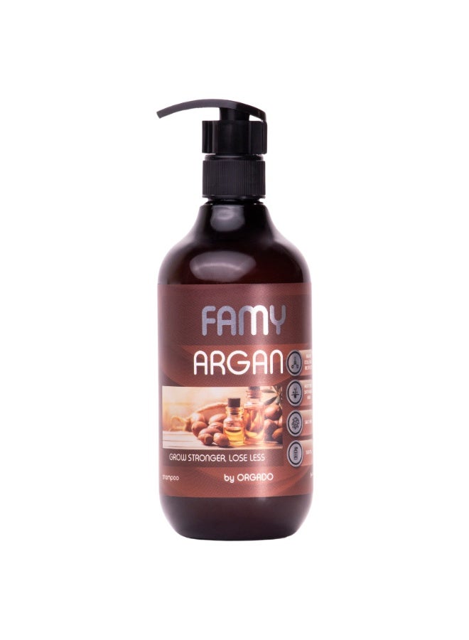 Famy Shampoo Bundle of 4 Garlic,Argan,Keratin,Collagen - Image 4